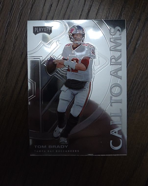 2020 Panini Playoff #CA-1 Tom Brady Call to Arms — front