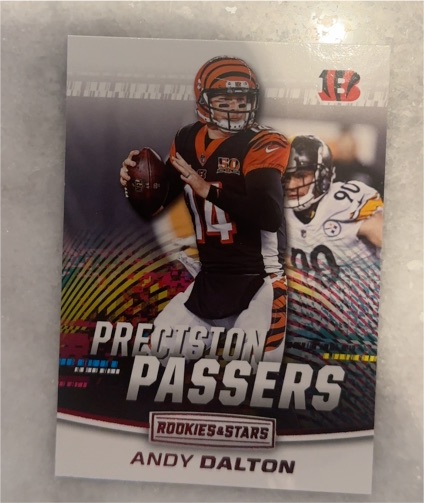 2018 Panini Rookies & Stars #PP-11 Andy Dalton Precision Passers — front