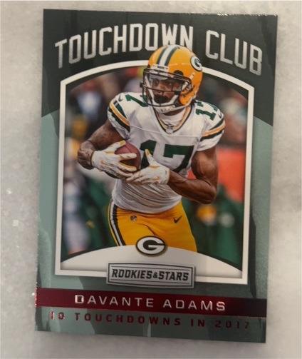 2018 Panini Rookies & Stars Touchdown Club #TD-12 Davante Adams — front