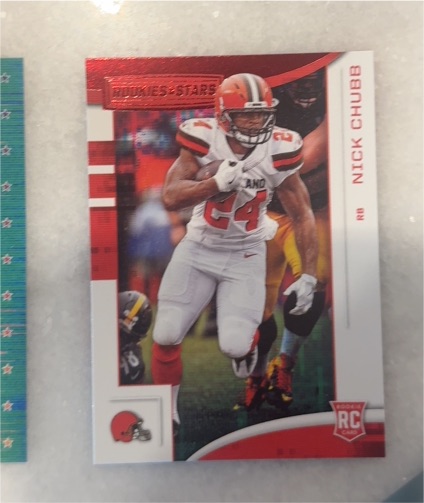 2018 Panini Rookies & Stars #113 Nick Chubb — front