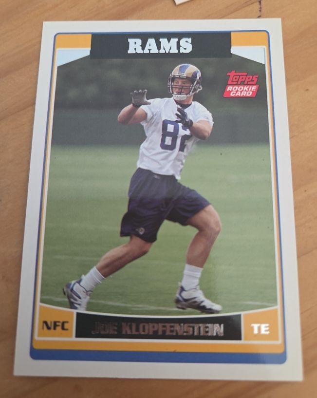 2006 Topps #318 Joe Klopfenstein Rookie Card — front
