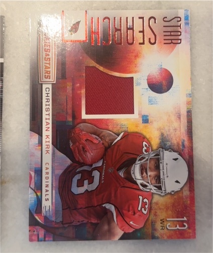 2018 Panini Rookies & Stars Star Search Relics #SS-19 Christian Kirk — front