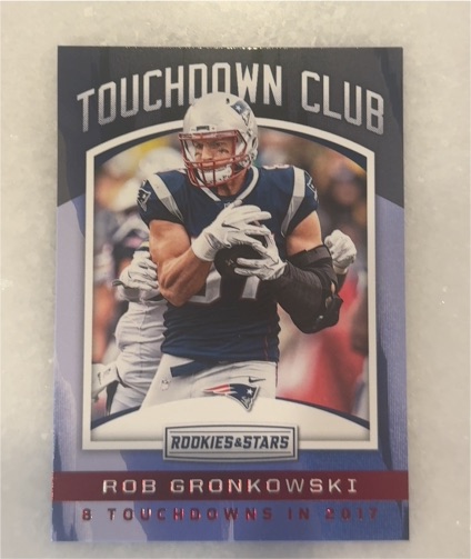 2018 Panini Rookies & Stars #TD-17 Rob Gronkowski Touchdown Club — front