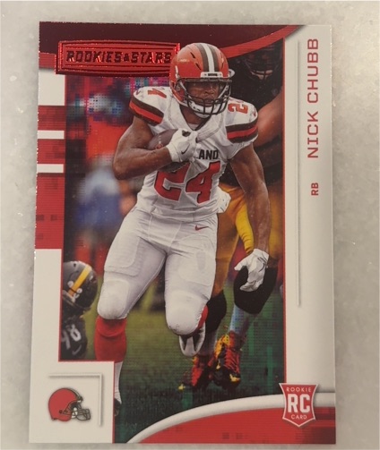 2018 Panini Rookies & Stars #113 Nick Chubb — front