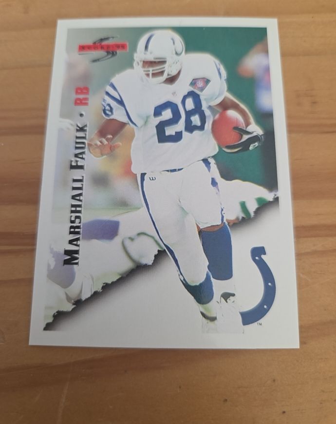1995 Score #4 Marshall Faulk — front