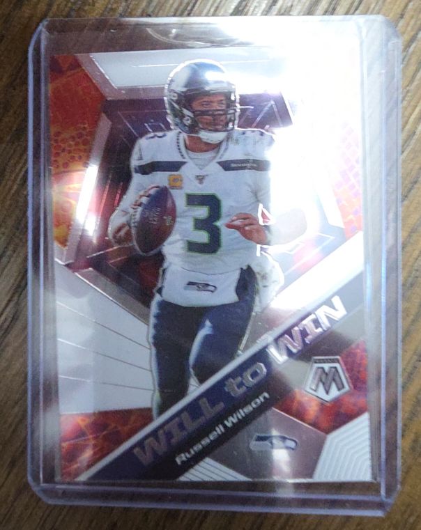 2020 Panini Mosaic Will to Win #WW3 Russell Wilson — front