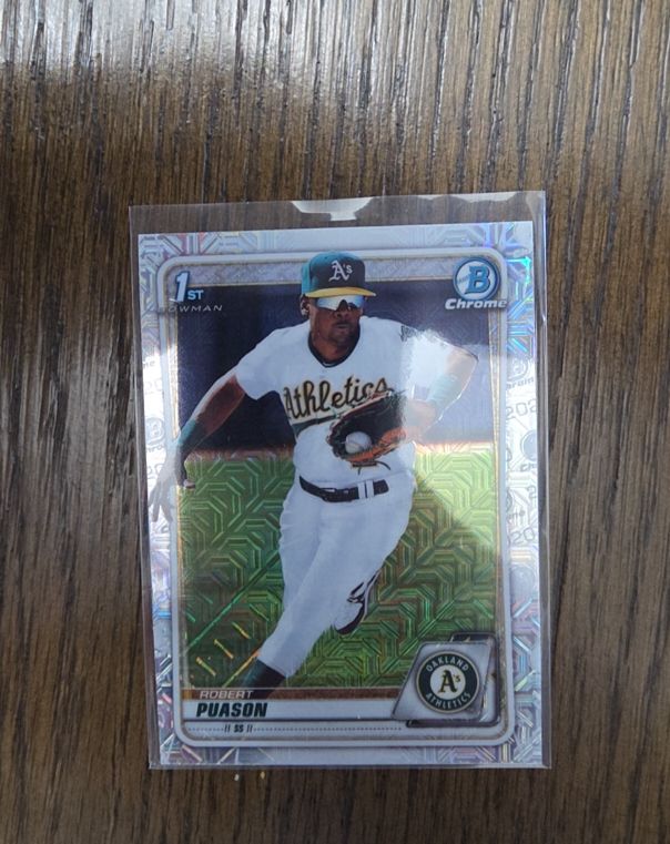 2020 Bowman Chrome #BCP-145 Robert Puason — front