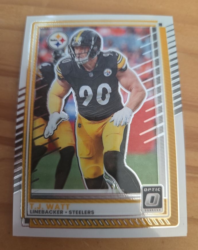 2025 Donruss Optic #100 T.J. Watt — front