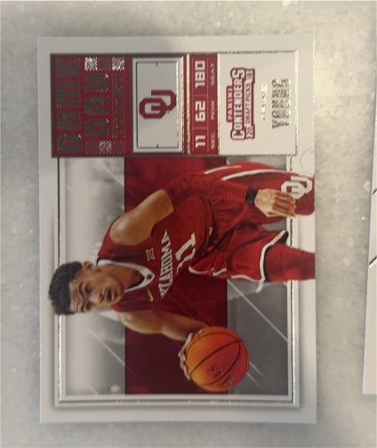 2018-19 Panini Contenders Draft Picks Game Day Ticket #6 Trae Young — front