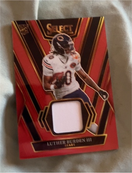 2025 Panini Select Rookie Swatches #RSW-LBN Luther Burden III — front
