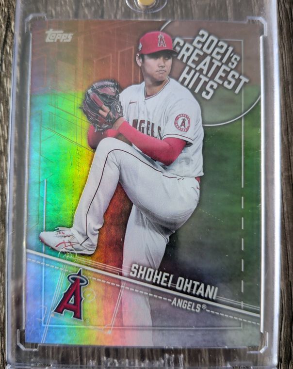 2022 Topps Series 1 2021's Greatest Hits #21GH-10 Shohei Ohtani — front