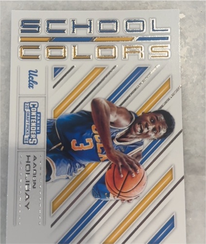 2018-19 Panini Contenders Draft Picks School Colors #33 Aaron Holiday — front