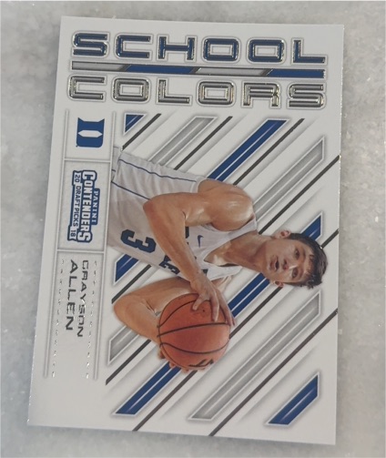2018 Panini Contenders Draft Picks #29 Grayson Allen — front