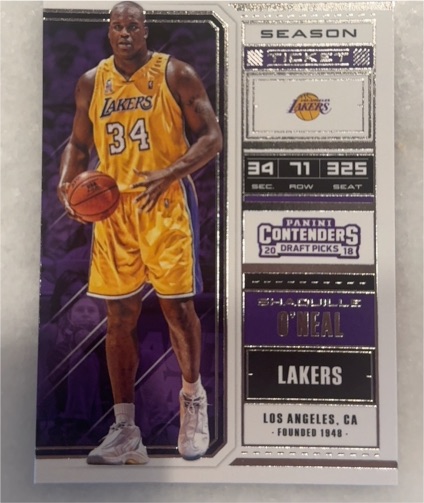 2018 Panini Contenders Draft Picks Season Ticket #48 Shaquille O'Neal — front