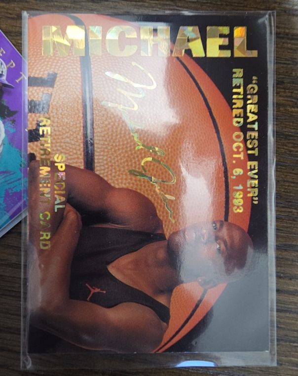 1993-94 Sports Stars USA #23 Michael Jordan Special Retirement Card — front