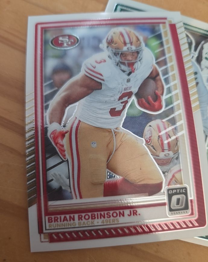 2025 Panini Donruss Optic #25 Brian Robinson Jr. — front