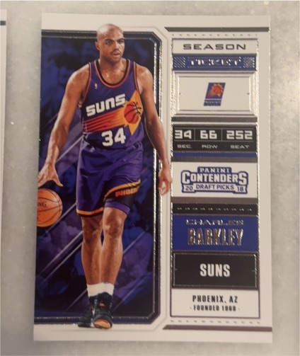 2018 Panini Contenders Draft Picks #8 Charles Barkley — front