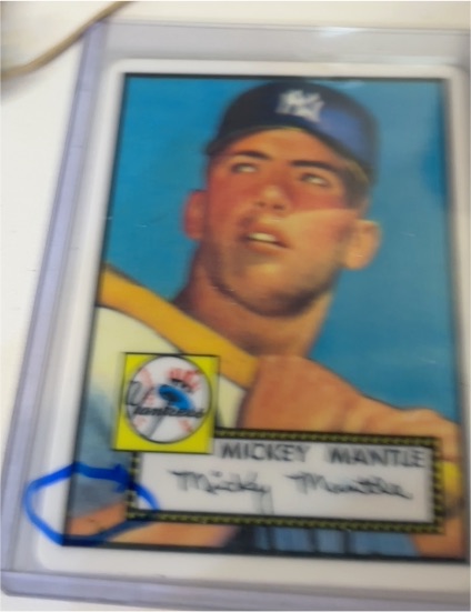 1952 Topps #311 Mickey Mantle — front