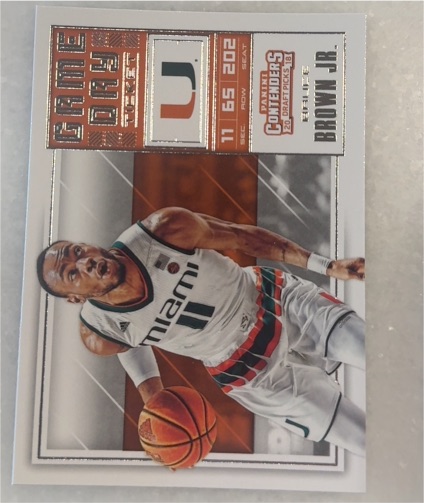 2018 Panini Contenders Draft Picks Game Day Tickets #21 Bruce Brown Jr. — front