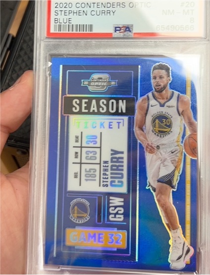 2020 Panini Contenders Optic #20 Stephen Curry — front
