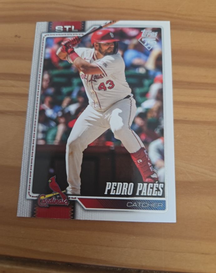 2026 Topps Series 1 #280 Pedro Pages — front