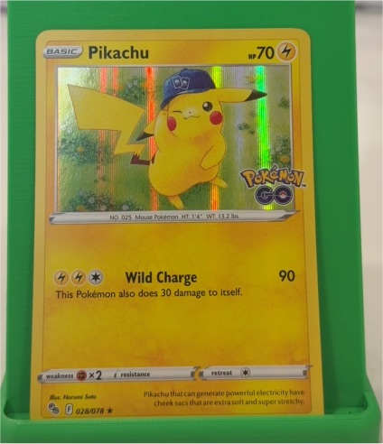 2020 Pokémon TCG Pokémon GO #028 Pikachu — front