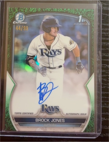 2023 Bowman Chrome #CPA-BJ Brock Jones — front
