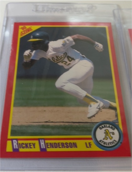 1990 Score #360 Rickey Henderson — front