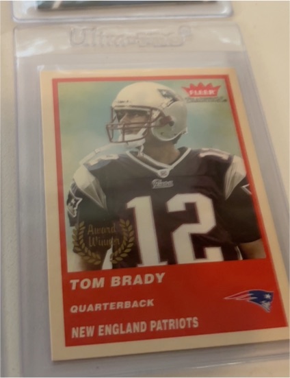 2004 Fleer Tradition #324 Tom Brady Award Winner — front