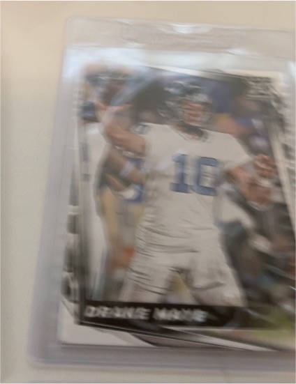 2024 Leaf #50 Drake Maye — front