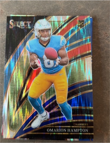 2025 Panini Select #202 Omarion Hampton — front