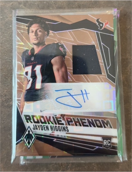 2025 Panini Phoenix #RPJ-JHS Jayden Higgins Rookie Phenom — front