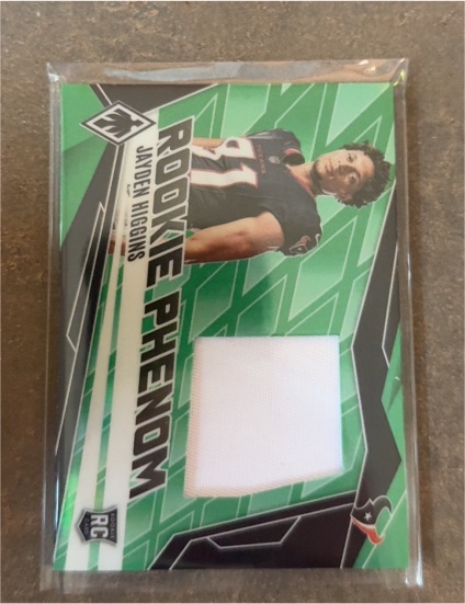 2025 Panini Phoenix #PJY-JHS Jayden Higgins Rookie Phenom Jersey — front