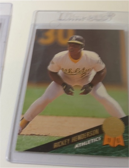 1993 Leaf #291 Rickey Henderson — front