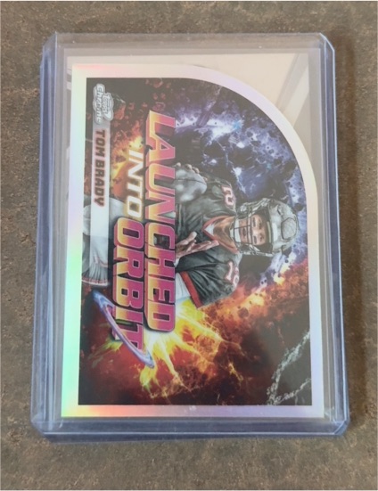2024 Topps Cosmic Chrome #LIO-11 Tom Brady Launched Into Orbit — front