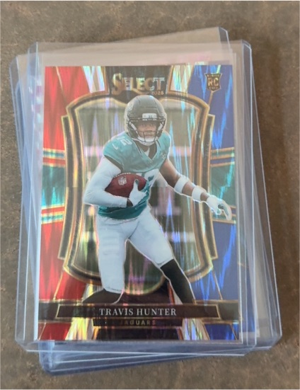 2025 Panini Select #128 Travis Hunter — front