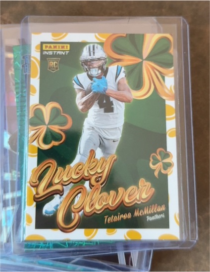 2025 Panini Instant Lucky Clover #17 Tetairoa McMillan — front