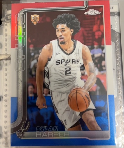 2025-26 Topps Chrome #252 Dylan Harper — front