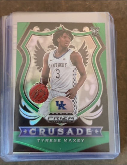 2020 Panini Prizm Draft Picks Crusade #94 Tyrese Maxey — front