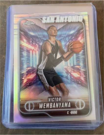 2024-25 Topps Chrome #193 Victor Wembanyama — front