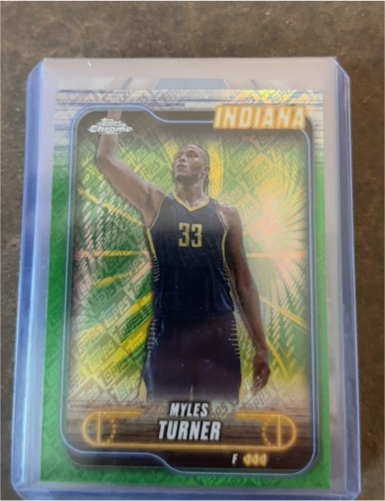 2024-25 Topps Chrome #38 Myles Turner — front