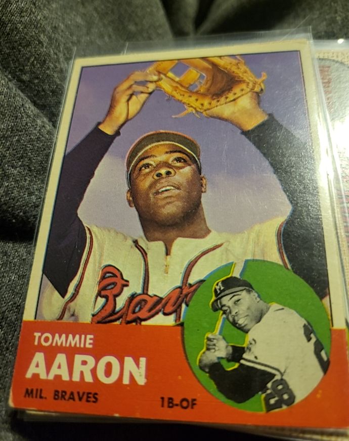 1963 Topps #46 Tommie Aaron — front