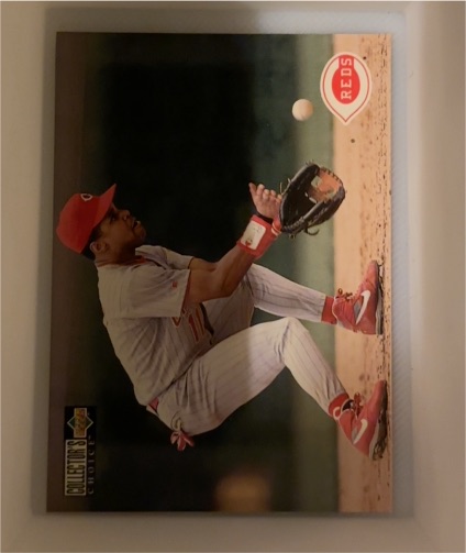 1994 Collector's Choice #349 Barry Larkin Cincinnati Reds — front