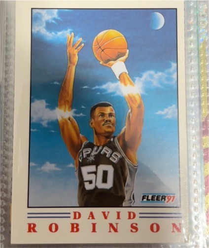 1991-92 Fleer Pro Vision #1 David Robinson — front