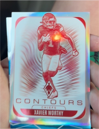 2025 Panini Phoenix Contours #16 Xavier Worthy — front