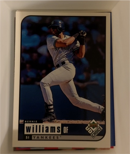 1999 Upper Deck UD Choice #116 Bernie Williams — front