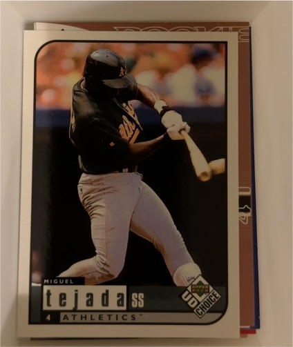 1999 Upper Deck Choice #122 Miguel Tejada — front