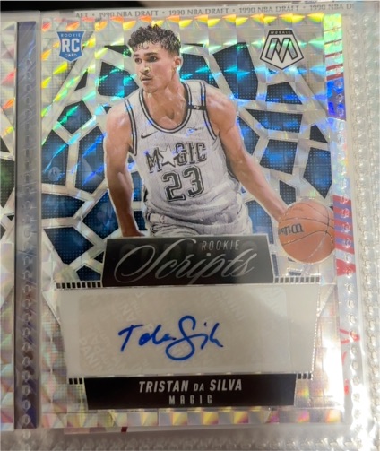 2024-25 Panini Mosaic #RS-TDS Tristan Da Silva Rookie Scripts — front