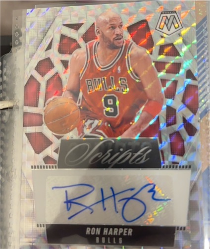 2024-25 Panini Mosaic Scripts #MS-RON Ron Harper — front