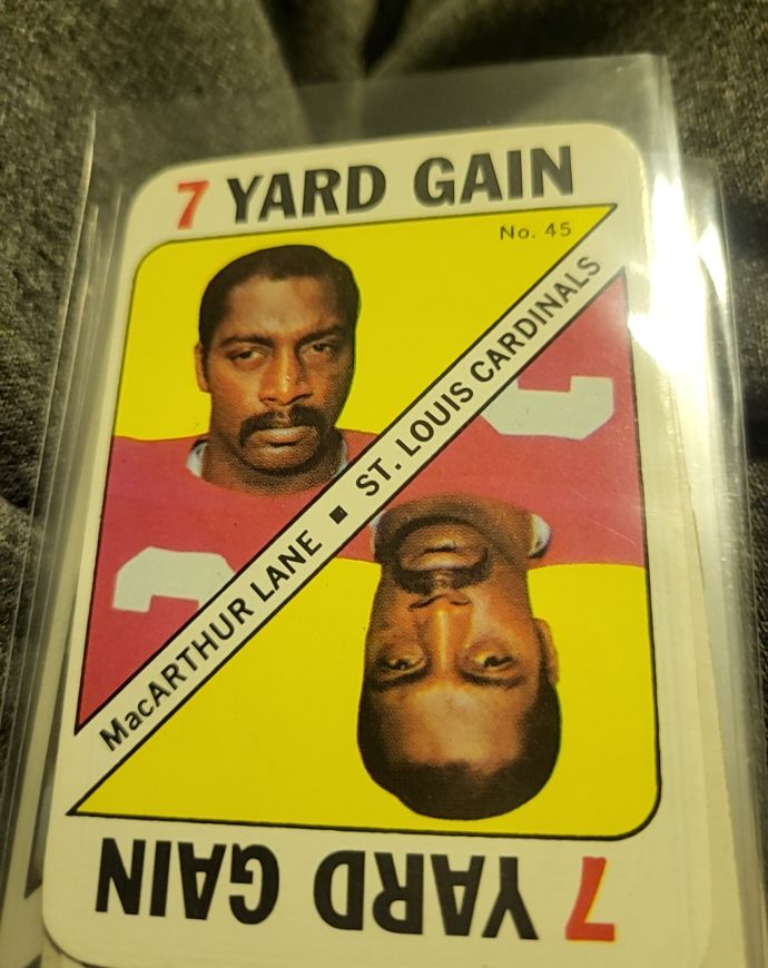 1971 Topps Game #45 MacArthur Lane — front